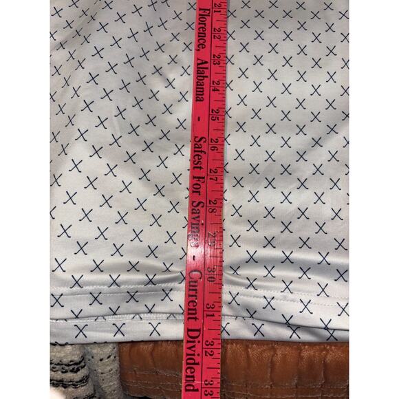 Maelreg Men's GolfShirt White Crossed Clubs Performance Polo Golf 4XL Big - Picture 3 of 7